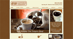 Desktop Screenshot of gwcoffeeandtobacco.com